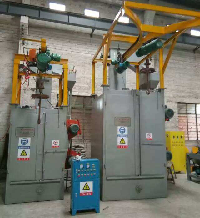汽車(chē)配件吊鉤式拋丸機(jī) 汽車(chē)配件吊鉤式拋丸機(jī)